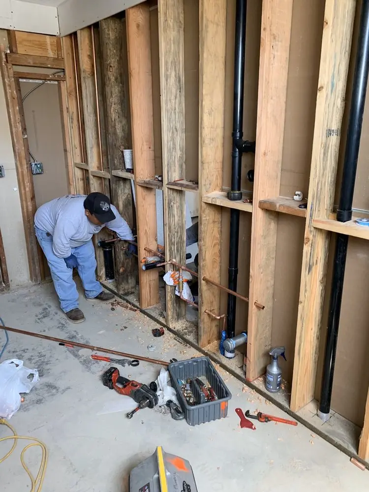 Commercial rough-in plumbing for Commercial Plumbing in Beaumont-Wilshire